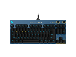 LOGITECH G PRO TKL LOL Corded Mechanical Gaming Keyboard - WAVE2 - US INT'L - USB - TACTILE