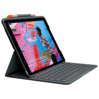 Logitech  Slim Folio for iPad (7th, 8th, & 9th gen) - BT - GRAPHITE - RUS