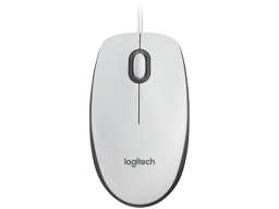 LOGITECH M100 Corded Mouse-WHITE