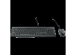 Logitech  MK120 Corded Combo - BLACK - USB - RUS