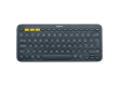 LOGITECH K380 Multi-Device Bluetooth Keyboard - DARK GREY - RUS