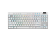 LOGITECH G PRO X TKL LIGHTSPEED Mechanical Gaming Keyboard - WHITE - US INT'L - TACTILE