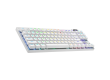 LOGITECH G PRO X TKL LIGHTSPEED Mechanical Gaming Keyboard - WHITE - US INT'L - TACTILE