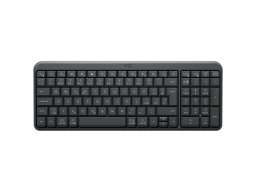 LOGITECH K250 Compact Bluetooth Wireless Keyboard - GRAPHITE - RUS - 2.4GHZ/BT - INTNL-973