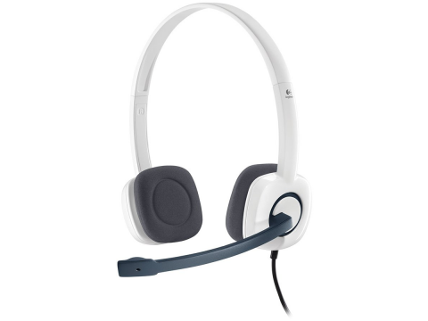 Logitech  H150 Corded Stereo Headset - CLOUD WHITE - Dual Plug