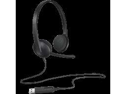 Logitech  H340 Corded Headset - BLACK - USB