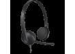 Logitech  H340 Corded Headset - BLACK - USB