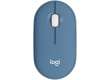 LOGITECH Pebble M350 Wireless Mouse - BLUEBERRY - 2.4GHZ/BT - EMEA - CLOSED BOX