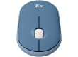 LOGITECH Pebble M350 Wireless Mouse - BLUEBERRY - 2.4GHZ/BT - EMEA - CLOSED BOX