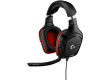 LOGITECH G332 Wired Gaming Headset - LEATHERETTE - BLACK/RED - 3.5 MM