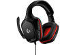 LOGITECH G332 Wired Gaming Headset - LEATHERETTE - BLACK/RED - 3.5 MM