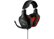 LOGITECH G332 Wired Gaming Headset - LEATHERETTE - BLACK/RED - 3.5 MM