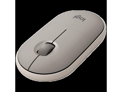 Logitech  Pebble M350 Wireless Mouse - SAND - 2.4GHZ/BT - EMEA - CLOSED BOX