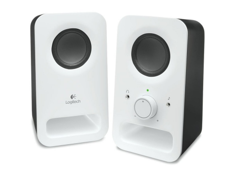 LOGITECH Z150 Stereo Speakers - SNOW WHITE - 3.5 MM