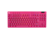 LOGITECH G PRO X TKL LIGHTSPEED Mechanical Gaming Keyboard - MAGENTA - US INT'l - TACTILE