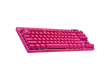 LOGITECH G PRO X TKL LIGHTSPEED Mechanical Gaming Keyboard - MAGENTA - US INT'l - TACTILE