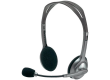 LOGITECH H110 Corded Stereo Headset - GRAY/SILVER - Dual Plug