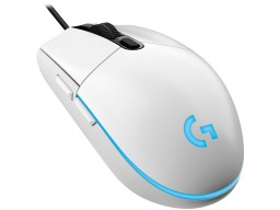 Logitech  G203 LIGHTSYNC Corded Gaming Mouse - WHITE - USB