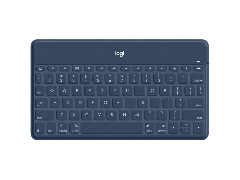 Logitech  Keys-To-Go Bluetooth Portable Keyboard - CLASSIC BLUE - RUS