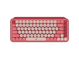 LOGITECH POP Keys Bluetooth Mechanical Keyboard - HEARTBREAKER ROSE - RUS