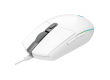 LOGITECH G102 LIGHTSYNC Corded Gaming Mouse - WHITE - USB - EER