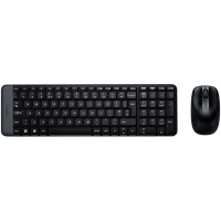 Беспроводной Комплект Клавиатура + Мышь Logitech MK220, Black 920-003169