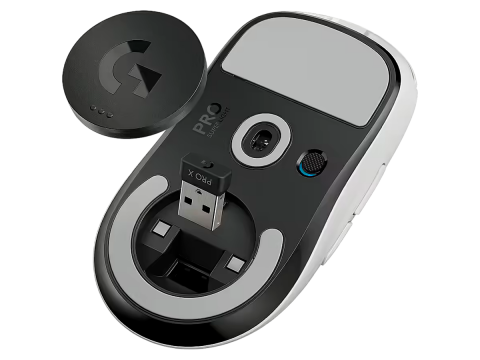 LOGITECH G PRO X SUPERLIGHT 2c compact wireless gaming mouse - WHITE - 2.4GHZ - EER2-933