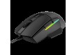 LORGAR Jetter 357, gaming mouse, Optical Gaming Mouse with 6 programmable buttons, Pixart ATG4090 sensor, DPI can be up to 8000, 30 million times key life, 1.8m PVC USB cable, Matt UV coating and RGB lights with 4 LED flowing mode, size:124.90*71.65*41.36