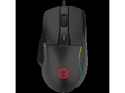 LORGAR Jetter 357, gaming mouse, Optical Gaming Mouse with 6 programmable buttons, Pixart ATG4090 sensor, DPI can be up to 8000, 30 million times key life, 1.8m PVC USB cable, Matt UV coating and RGB lights with 4 LED flowing mode, size:124.90*71.65*41.36