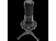 LORGAR Voicer 721, Gaming Microphone, Black, USB condenser microphone with tripod stand, pop filter, including 1 microphone, 1 Height metal tripod, 1 plastic shock mount, 1 windscreen cap, 1,2m metel type-C USB cable, 1 pop filter, 154.6x56.1mm