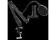 LORGAR Voicer 931, Gaming Microphone, Black, USB condenser microphone with boom arm stand, pop filter, tripod stand. including 1* microphone, 1*Boom Arm Stand with C-clamp, 1*shock mount, 1*pop filter, 1*windscreen cap, 1*2.5m type-C USB cable, 1* Extra t