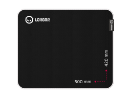 Lorgar Legacer 755, Gaming mouse pad, Ultra-gliding surface, Purple anti-slip rubber base, size: 500mm x 420mm x 3mm, weight 0.45kg