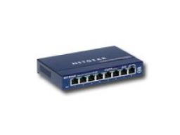 Netgear ProSafe Gigabit Ethernet Switch,  8 x 10/100/1000 RJ45 ports, Desktop