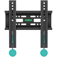 ONKRON Fixed TV Wall Mount for 17 to 43-inch Flat Panel TVs Digital Panels 30 kg, Black