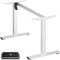 ONKRON Motorized Under Desk with Height Adjustment up to 70 kg, White