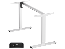 ONKRON Motorized Under Desk with Height Adjustment up to 70 kg, White