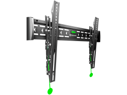 ONKRON Tilting TV Wall Mount for 43 to 85-inch Flat Panel TVs Digital Panels 68,2 kg, Black