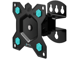 ONKRON Full Motion Roto TV Wall Mount for 10 to 35-inch Flat Panel TVs Digital Panels 20 kg, Black