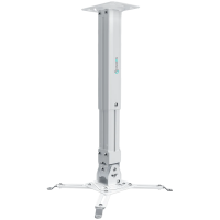 ONKRON Projector Mount Ceiling Adjustable Bracket up to 22 lbs Projectors, White