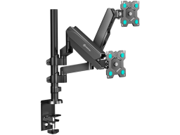 ONKRON Dual Monitor Desk Mount Stand for 13” to 32-Inch LCD LED Screens, Black