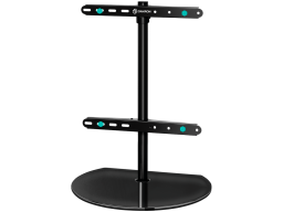 ONKRON Universal Swivel Table Top TV Stand for 32''-65'' TVs up to 35 kg, Black