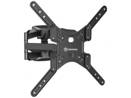ONKRON Full Motion TV Wall Mount for 37 to 70-inch Flat Panel TVs Digital Panels 36,4 kg, Black