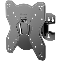ONKRON Full Motion TV Wall Mount for 17 to 43-inch Flat Panel TVs Digital Panels 35 kg, Black