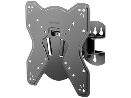 ONKRON Full Motion TV Wall Mount for 17 to 43-inch Flat Panel TVs Digital Panels 35 kg, Black