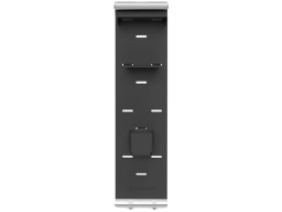 Equipment Panel with Shelves for TV Stand TS1881 Black ONKRON