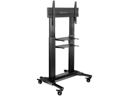 ONKRON Mobile TV Stand for 40” – 80 Inch LCD LED OLED TVs weighing up to 100 lbs, Black