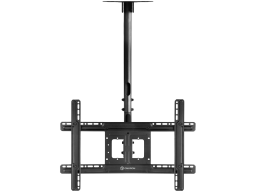 ONKRON Ceiling TV Mount Bracket Height Adjustable for 32 to 80 Inch LED LCD TVs, Black