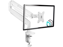 ONKRON Monitor Desk Mount for 13 to 32-Inch LED LCD Flat Monitors up to 9 kg, White