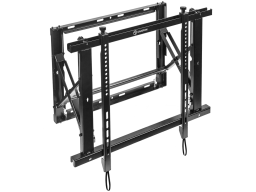 ONKRON Professional Wall Mount Solution for Video Walls Pop Out System 40''-70'', Black