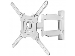 ONKRON TV Wall Mount for 32-65” LED LCD Plasma Flat Screen Curved TVs up to 35 kg, White